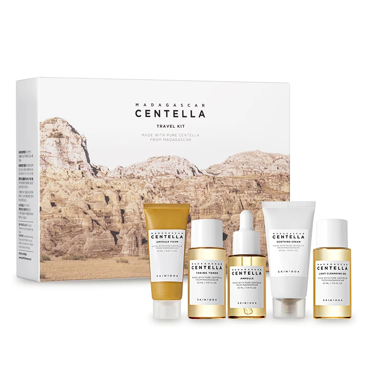 Korean Wholesale SKIN 1004 Madagascar Centella Travel Kit Centella Asiatica Extract Soothes Acne Prone Sensitive Skin