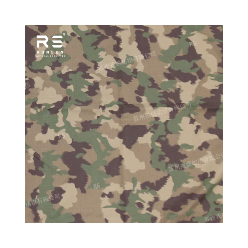 NC5050 Ripstop camouflage TAZ 16 Swiss printed tactical nylon cotton camouflage tactical fabric