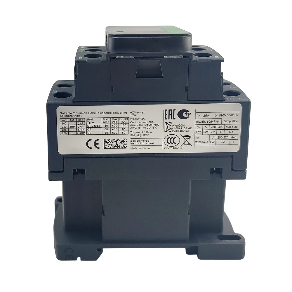 Купить новый оригинальный TeSys D LC1D620Q7 AC Электромагнитный контактор 3P 3 без LC1-D620Q7 620A 380V катушка