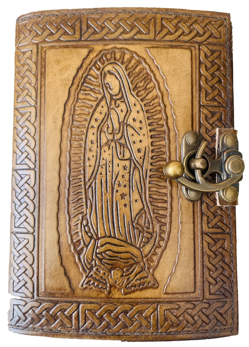 Leather Writing Journal Embossed Hardcover Notebook To Write In For Boy Girls Men Unlined Unruled Charcoal Deckle Paper Diary