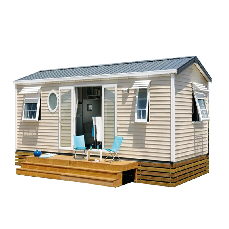 prefab smart tiny quick assembly casas prefabricadas modulares modern glass kits prefabricated villa  wood cabin house