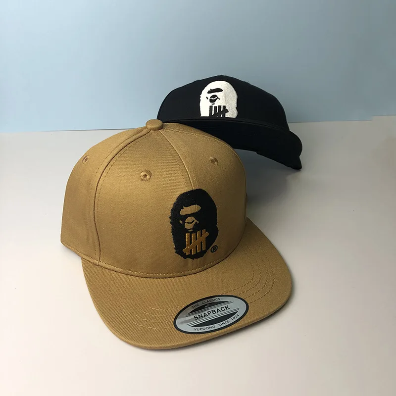 2022 New arrival Designer brand Japan Baseball cap bape womens hip-hop embroidery flat brim cap men