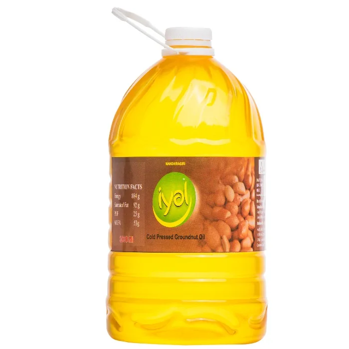 100% Natural Peanuts Oil Tastes Stronger Delicious import from India Bright Golden Yellow Edible Cooking Refined Groundnuts oil