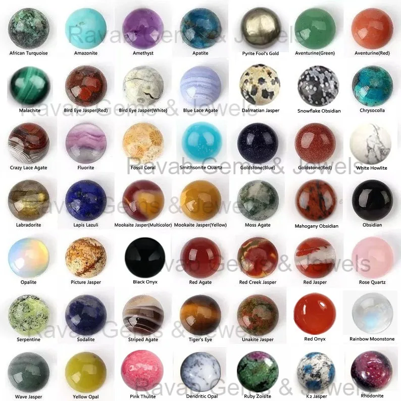 12mm High Quality Natural Yellow Tiger Eye Smooth Round Shape Flatback Cabochon Calibrated Loose Gemstone For Making Jewelry