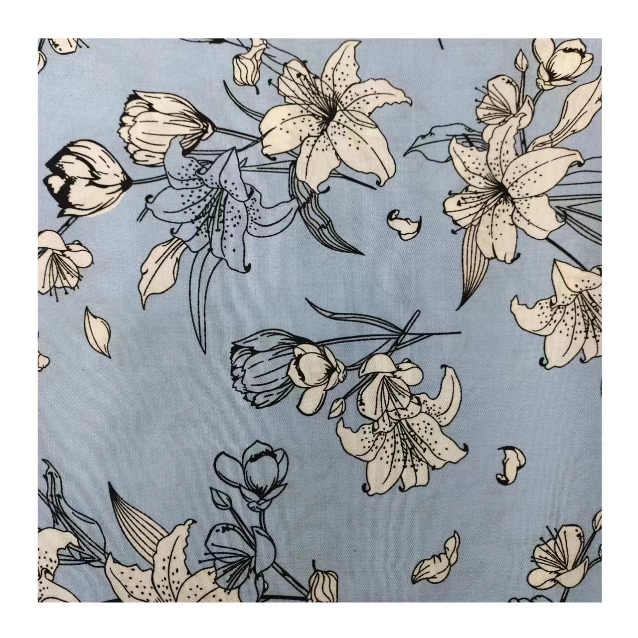 100% rayon viscose print flower modal fabric