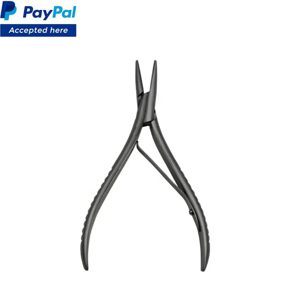 Wholesale SIGAL MEDCO Hair Care Tools Double Spring Needle Neck Steel Extension Plier Removal Tool Human Hair Extensions Bag