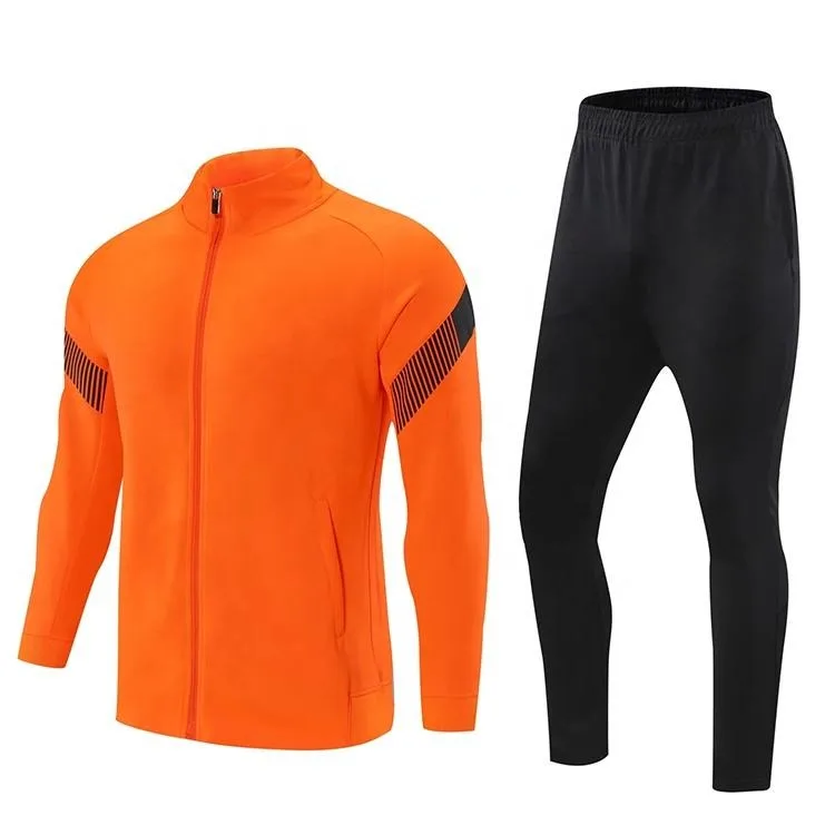 Factory High Quality Sportswear 100% Polyester Football Men and Women Tracksuit Training Tracksuit 300 GSM Tracksuit