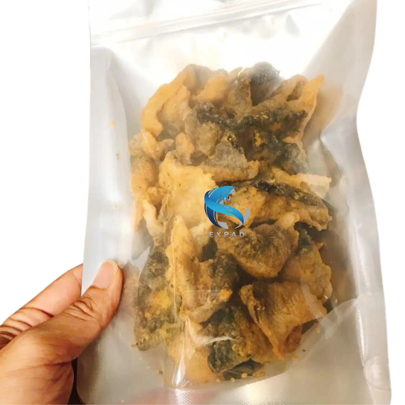 SALT EGG SALMON SKIN / HIGH QUALITY DELICIOUS FISH SKIN EXPORTED AT COMPETITIVE PRICE