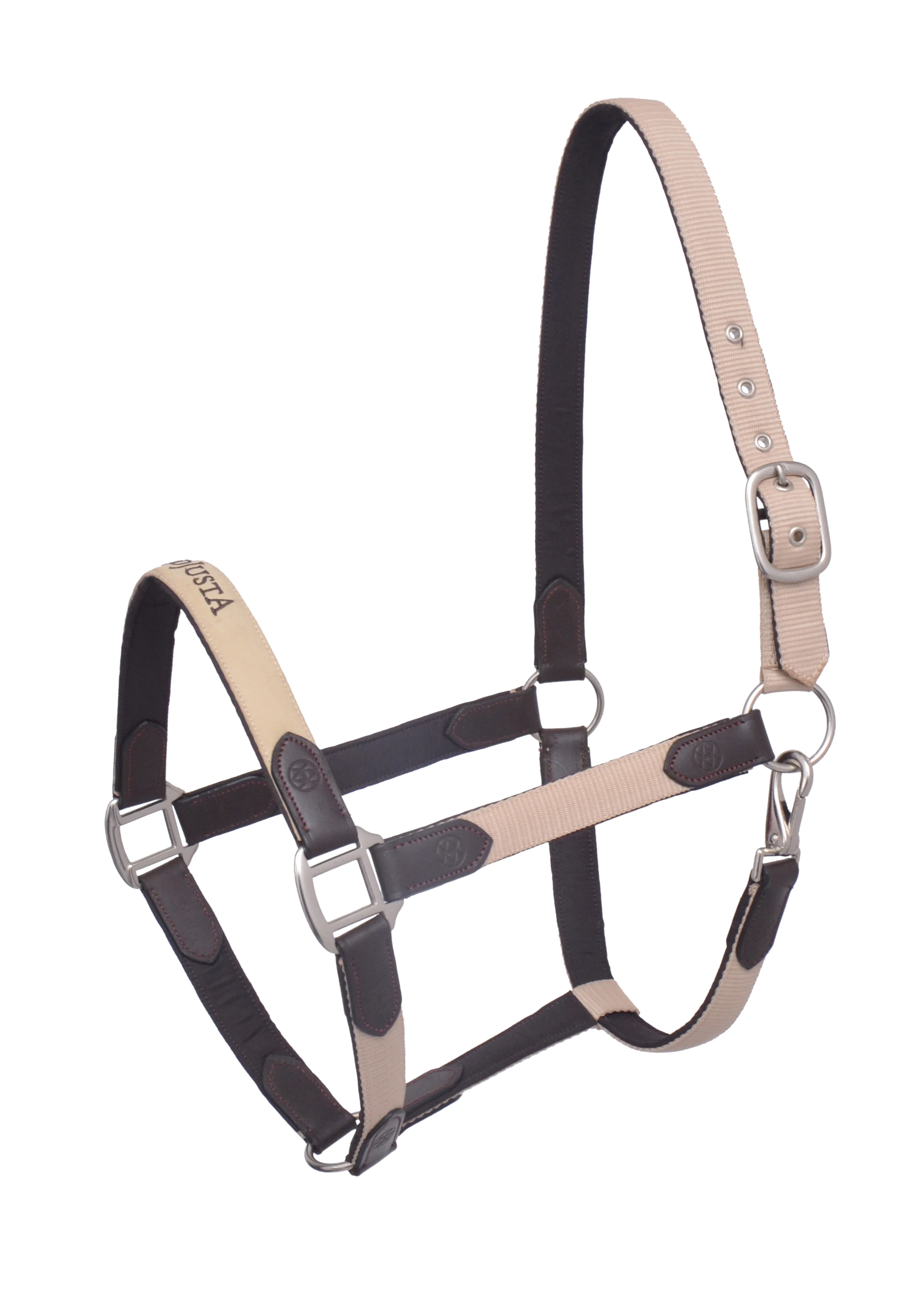 High Quality Horse Equestrian Halter Soft Padded PP Nylon Webbing with Premium Quality Hardware and Custom Logo Professional