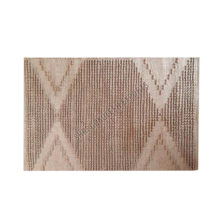 Experienced in Manufacturing Washable Multicolor Handmade Woven 100% Natural Fiber Jute Rugs for Bulk Purchaser