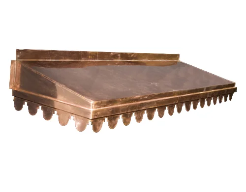 Scallop Design Copper Victorian Awning A Vintage Inspire Home Accent Accessory Will Make Your Residential Door Window Attractive