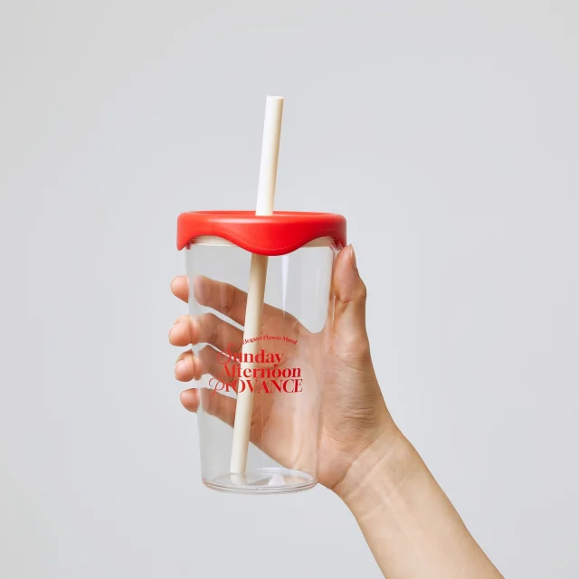 [NEW arrival] straw party cup reusable cup with straw logo printing tumbler 500ml made in Korea