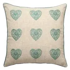 Cushion Cover Cotton White Pillow And Cushion Cover Custom Design Print And Solid Color Square Soft Pillow