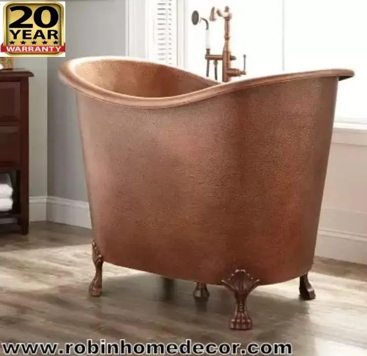 Bathtubs & Whirlpools High Quality Antique Style Copper Bathtub for Bath Spa Available at Best Price from India