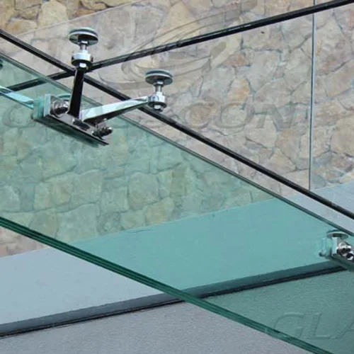 jumbo 15+15+15/19+19+19 1.52/2.28 SGP/PVB tempered laminated glass fin