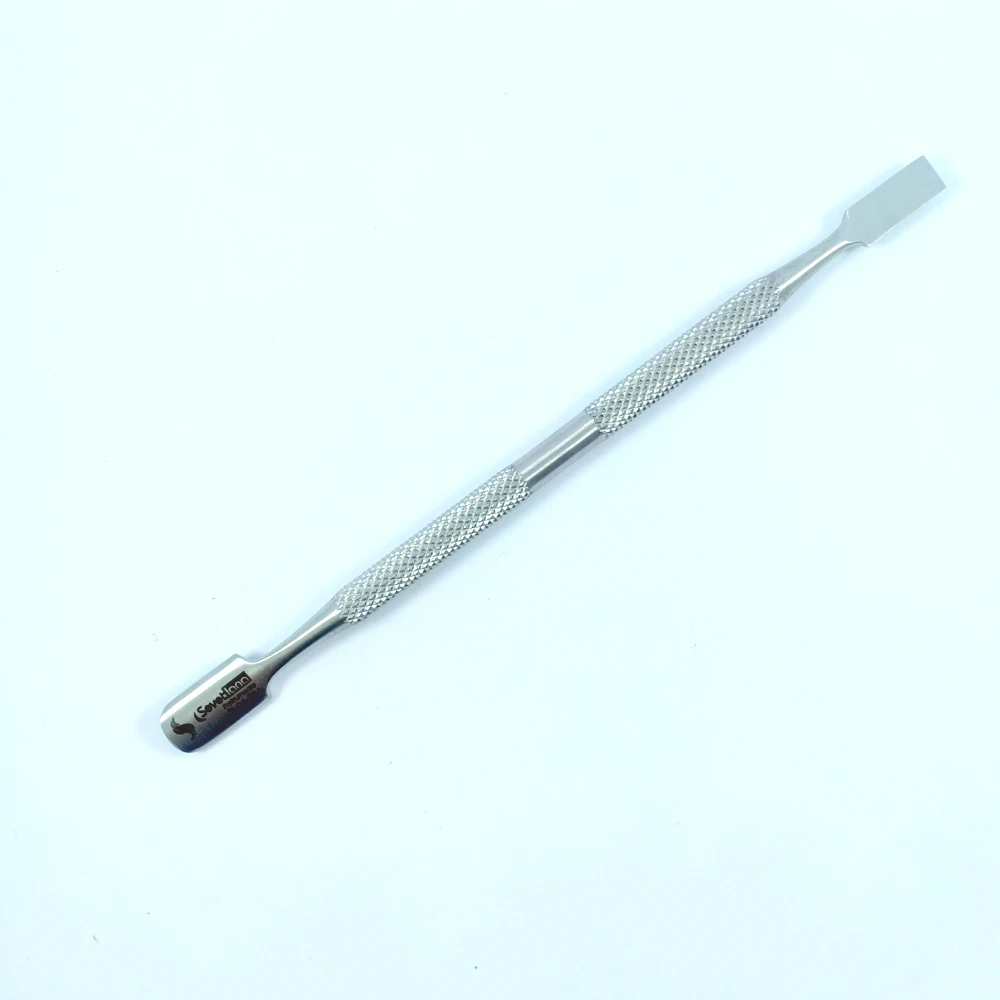 Best Selling Stainless Steel Cuticle Pusher and Spoon Nail Cleaner Professional SI-04-135 Cuticle Nail Pusher