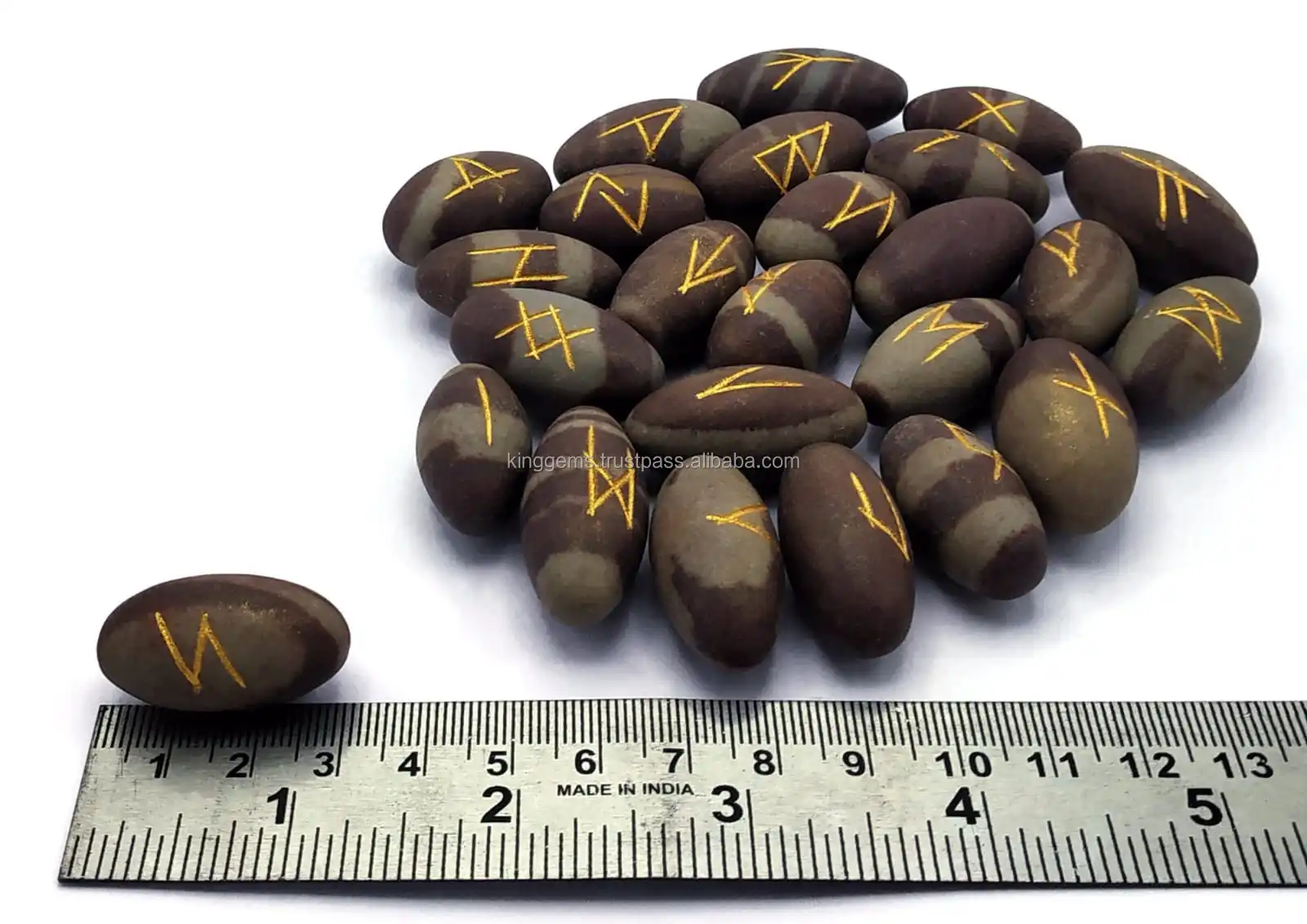 BEST QUALITY  NATURAL NARMADA SHIVA LINGAM RUNE SETS HEALING CRYSTALS 25 PIECES ENGRAVED SHIVA RUNE SET STONES AGATE RUNE SET