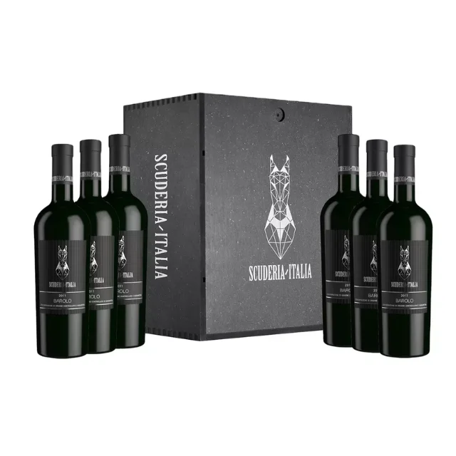Top Selling Italian BAROLO DOCG 2011 Scuderia Italia 0.75L 15% Prestigious Red Wine For Luxury Events