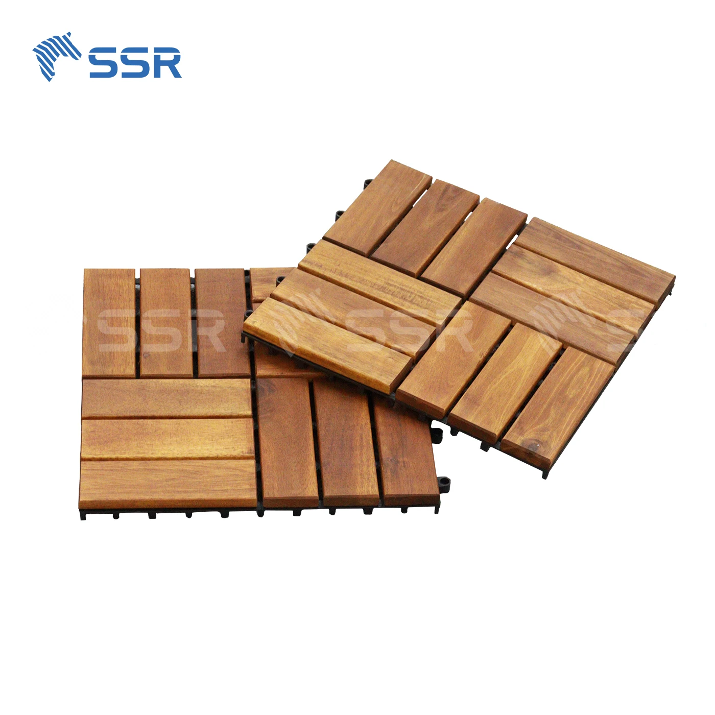 SSR VINA - acacia wood decking tiles - wood deck tiles outdoor floor tiles decking balcony garden patio outdoor made in Vietnam
