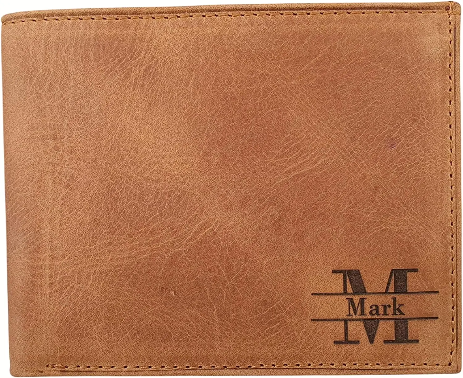 Genuine Cow Leather Laser Engraved Logo Wallet Wholesale Custom Genuine Leather Wallet for men