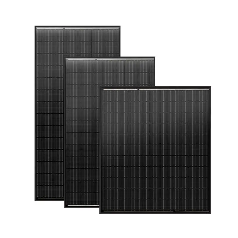 Sunpal Small Solar Energy Panel 50W 120Wmono Crystalline Panel All Black