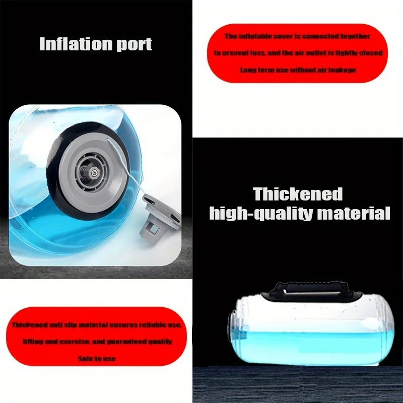 Fitness lifting equipment Easy to carry outdoor and home inflatable fitness water aqua bag can adjust the weight