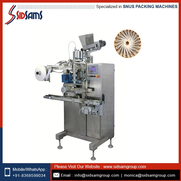 Automatic Snus Packing Machine Buy Filter Paper Sachet Pouch Snus Powder Packing Machine At Best Price