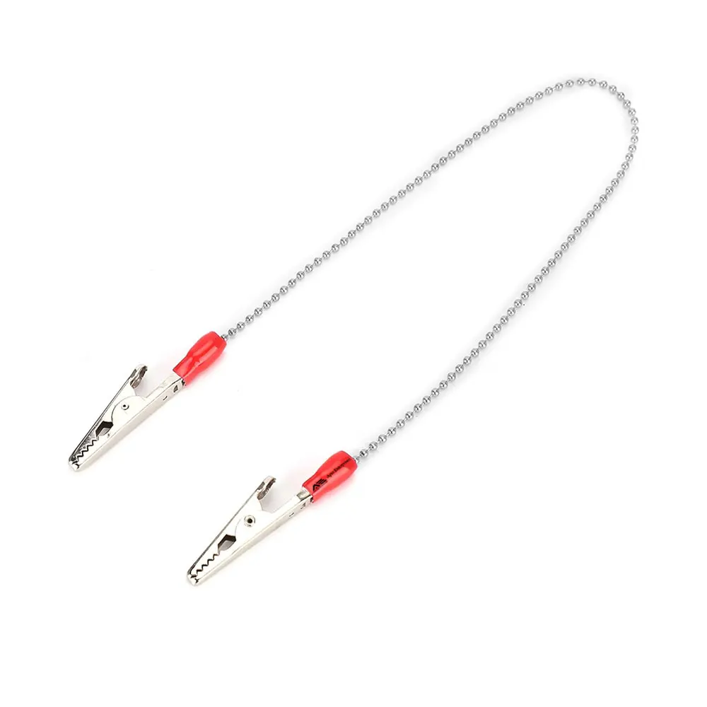 Bib Chain Napkin Holder Polish Flexible Steel Wire Alligator Clip Flexible Autoclave Dental Instruments Tool Dentistry