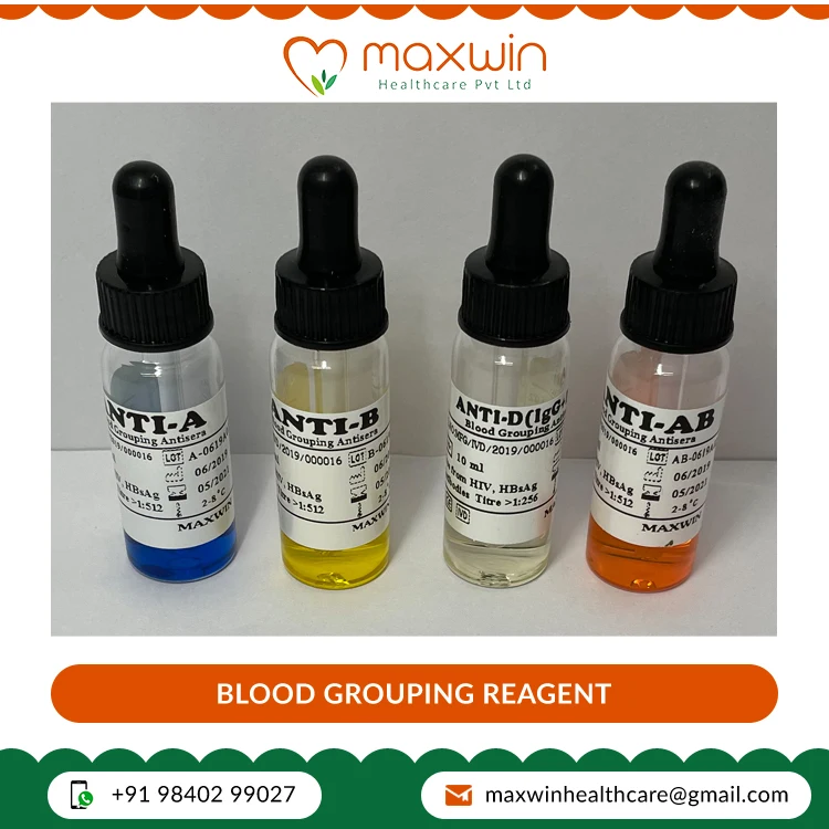 Professional Trader of Anti ABDAB Blood Grouping Reagent/ Diagnosis Test Kit Set Available with Private Label