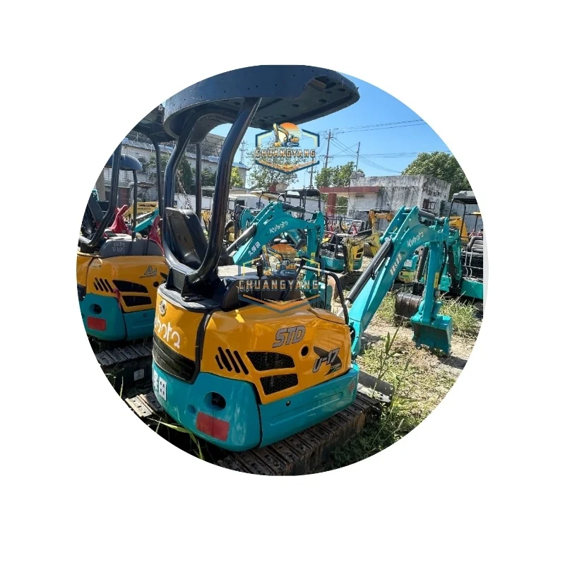 used mini kubota u17 excavator 100% japan original kubota17 small digger machine for sale
