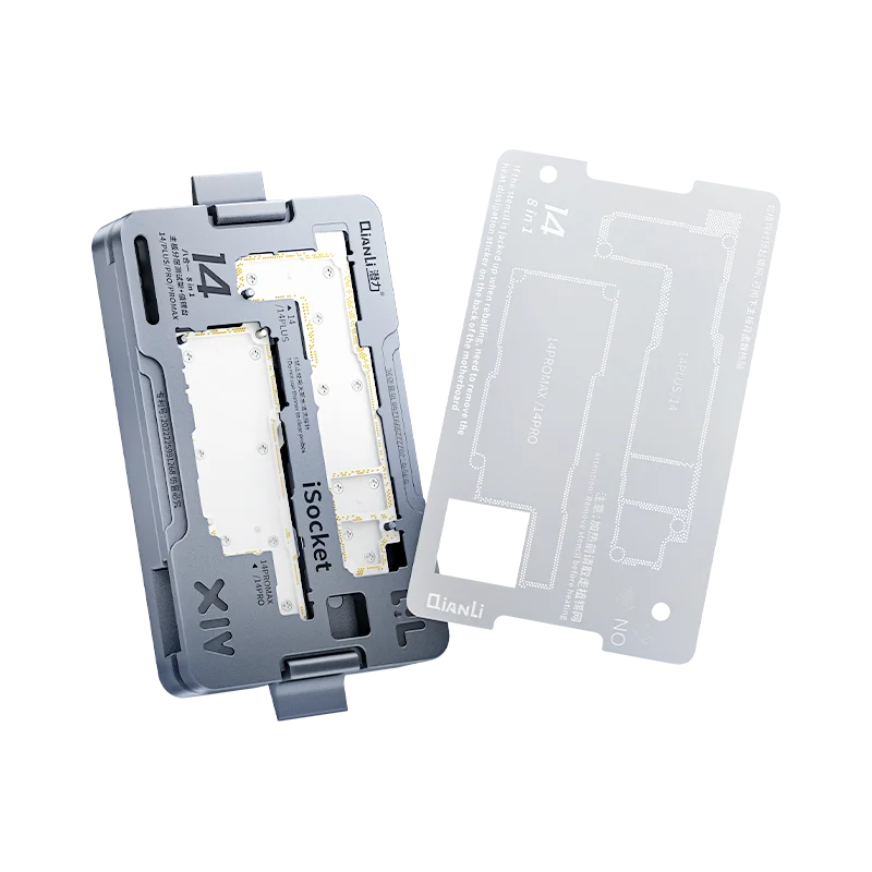 Qianli iSocket, 15 серий, 8 в 1, многоуровневая тестовая рамка для тестирования и реболлинга, подходит для iP 15/Plus/Pro Max