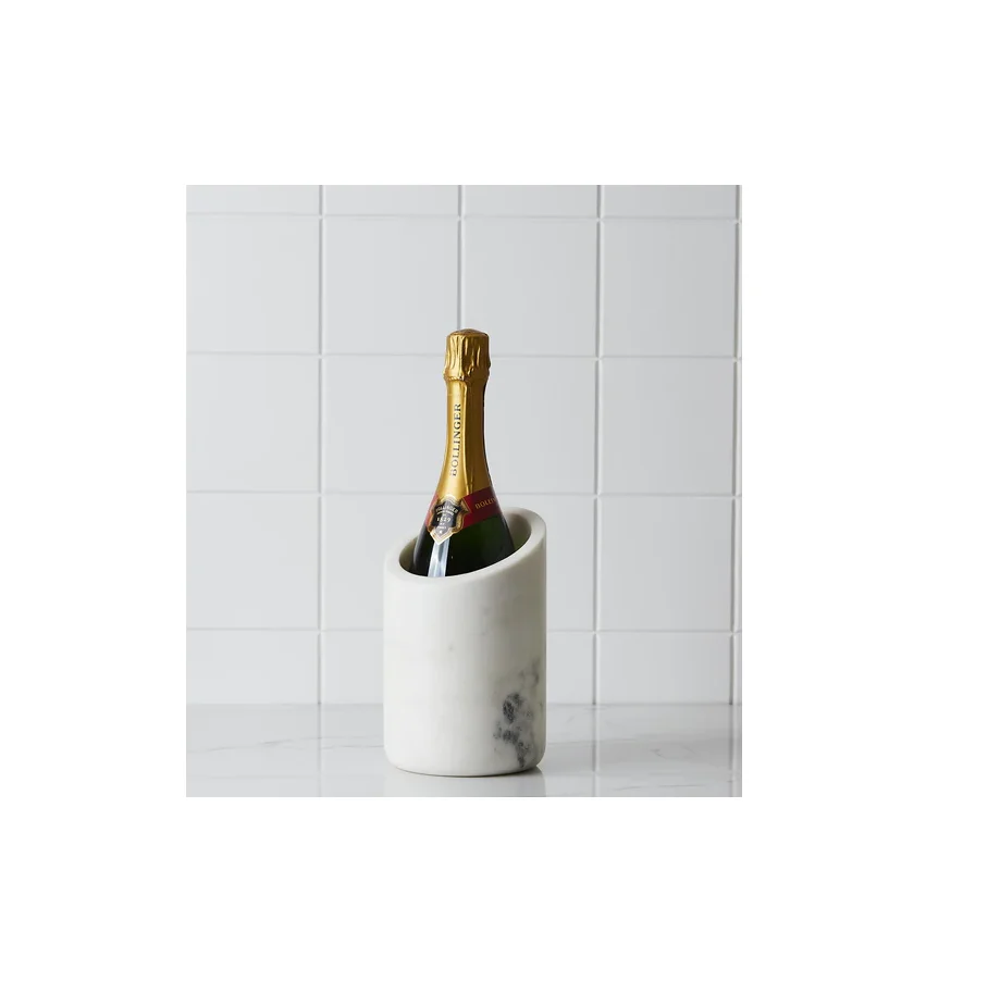 Мраморный охладитель вина бутылки ведро шампанского с двойной стенкой продажей продукта бесплатный образец