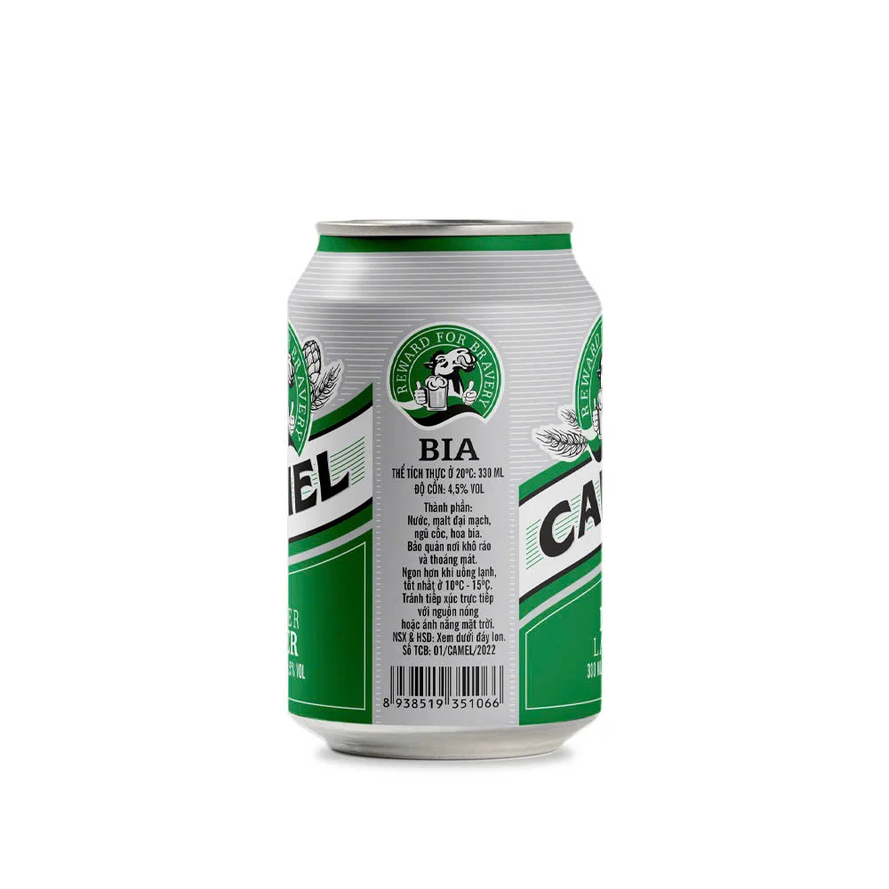Camel Lager Beer 330ml Beverage Can with OEM ODM Alcoholic Drink Supplier