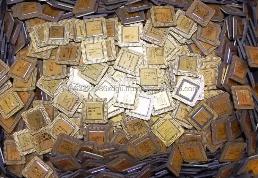 Ceramic CPU Scrap with gold pins/ / Processors scrap/Intel Pentium Pro Ceramic at wholesale price
