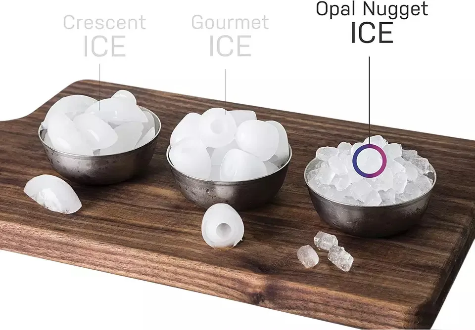 Profile Opal | Countertop Nugget Ice Maker with Side Tank | Portable Ice Machine Makes up to 24 lbs. of Ice Per Day