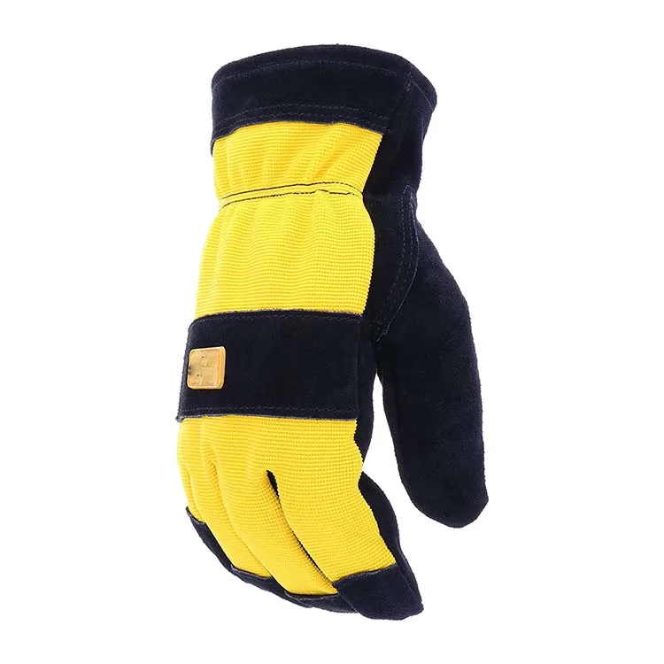 100% High Quality Anti-Slip Synthetic Leather Work Safety Gloves Heavy Duty Mechanic Driver Hand Protection with Latex Coating