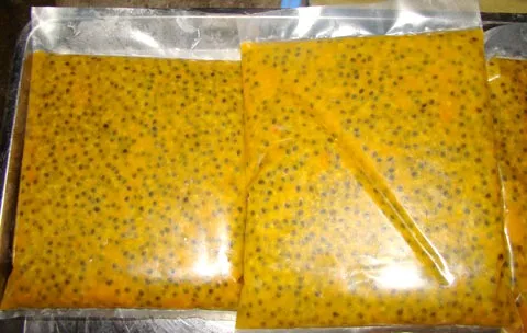 Сок маракуйи-100% натуральный Замороженный Концентрат пюре маракуйи из