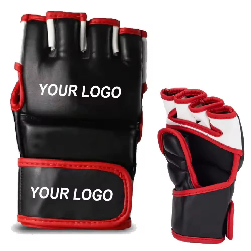 Factory Wholesale Cheap Price Professional Training MMA Gloves Custom Printed MNA Gloves Custom Grappling Gloves