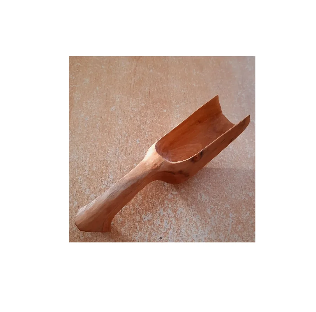 Premium Quality Wood scoop spoon Buffet Dessert Chocolate Bath Salt Spice wooden Spoon at cheap price