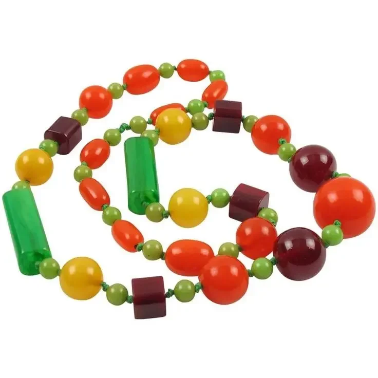 Handmade catholic blue resin bead rosary necklace with brass mini cross wholesale rosaries