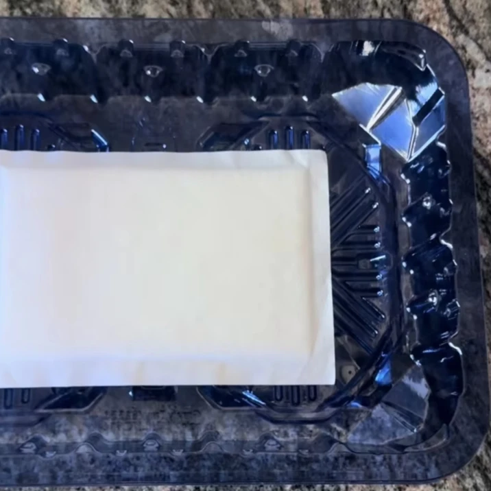 Custom disposable plastic display tray for meat chicken packaging
