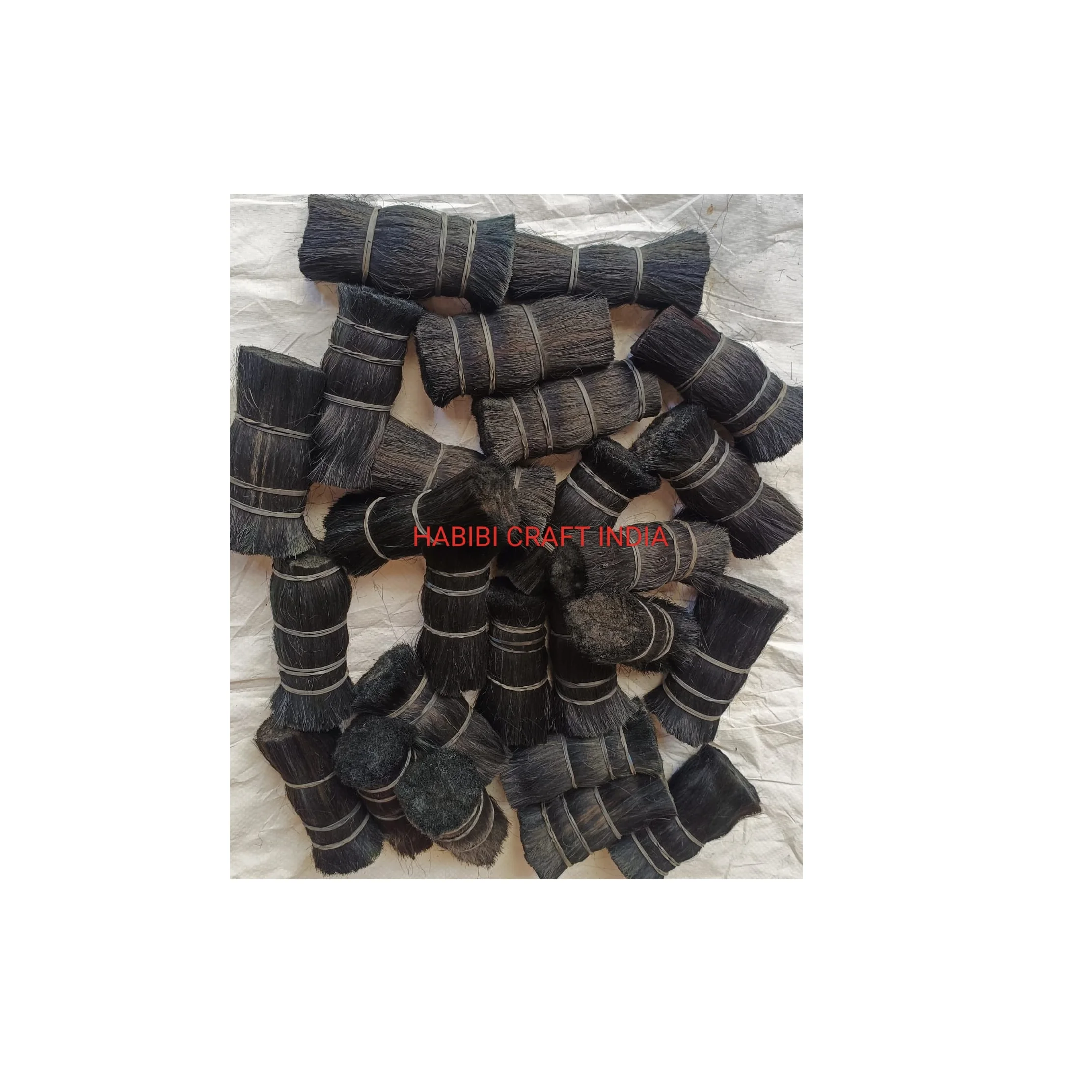 Cow and horse natural tail hairs for making brush Cattle Tail Hair aw Indian tail hair bundle at wholesale price