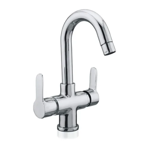 Stainless Steel Bathroom Sink Basin Mixer Faucets Combine and Offer Hot and Cold Water Basin Mixer Tap
