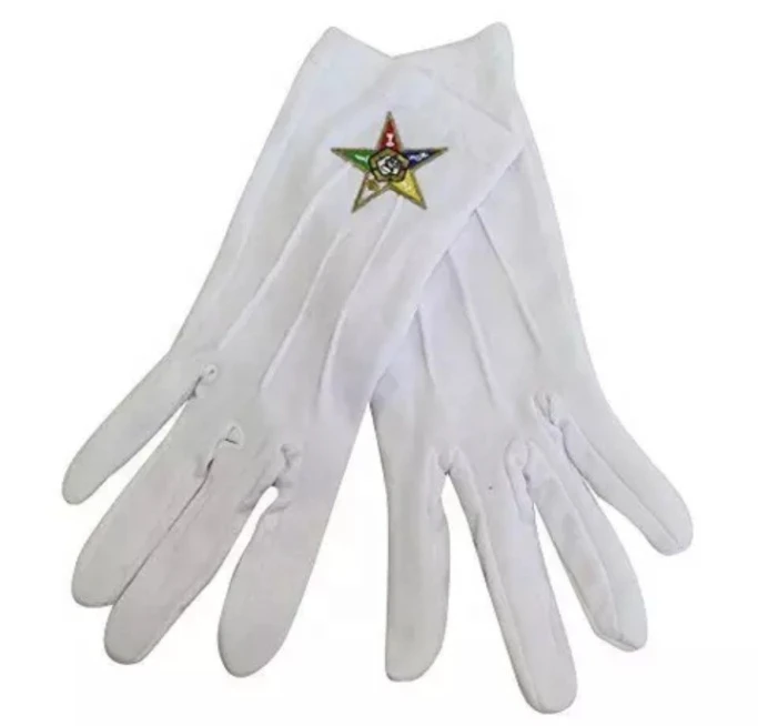 2024, оптовая продажа, хлопковые перчатки с Королевской аркой, 100%, белые хлопковые масонские перчатки для занятий спортом и повседневного использования на открытом воздухе