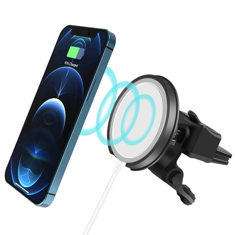 Top Quality Wholesale Magnetic Wireless Charger Holder Charging Stand & Holder with Car Air Outlet Holder Phone Bracket