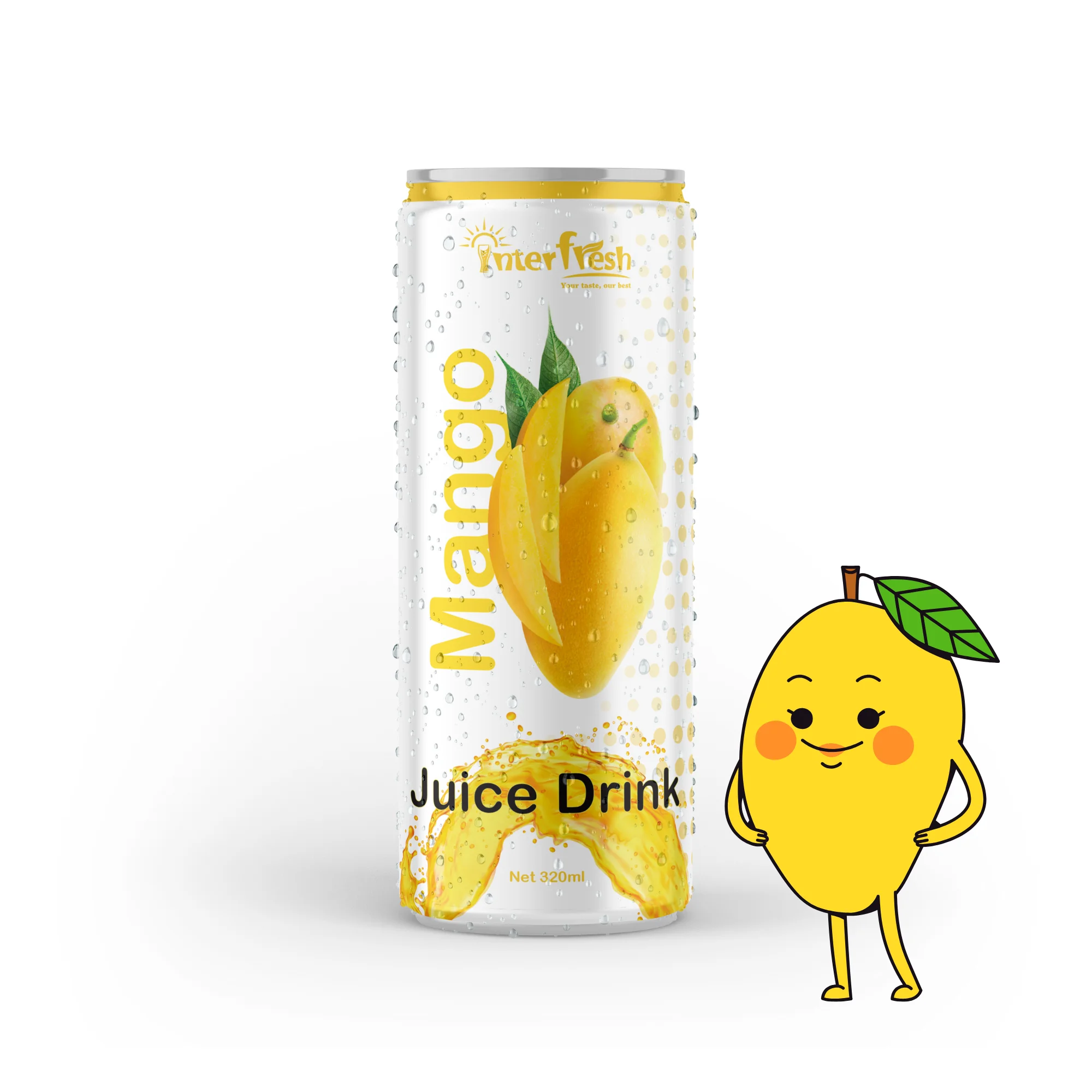 Interfresh Mango Fruit Juice Drink High Quality Pure Fresh Beverage Manufacturer Vietnam Lychee Sugar Dried Best FOB Price