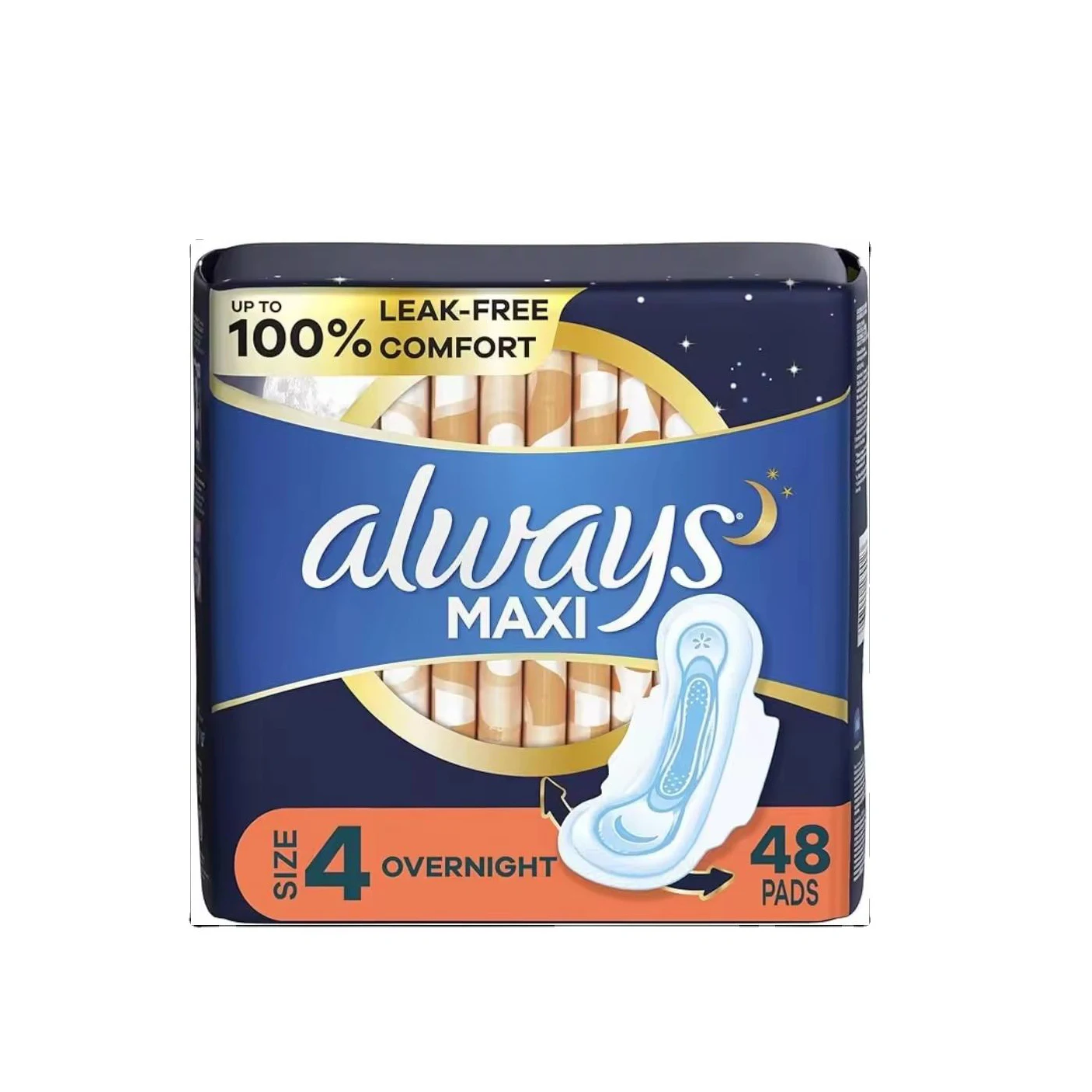 Buy Cheap Adult Women Pads Feminine Hygiene Products /Always Maxi Pads- Size 48 Overnight Absorbency With Wings Unscented