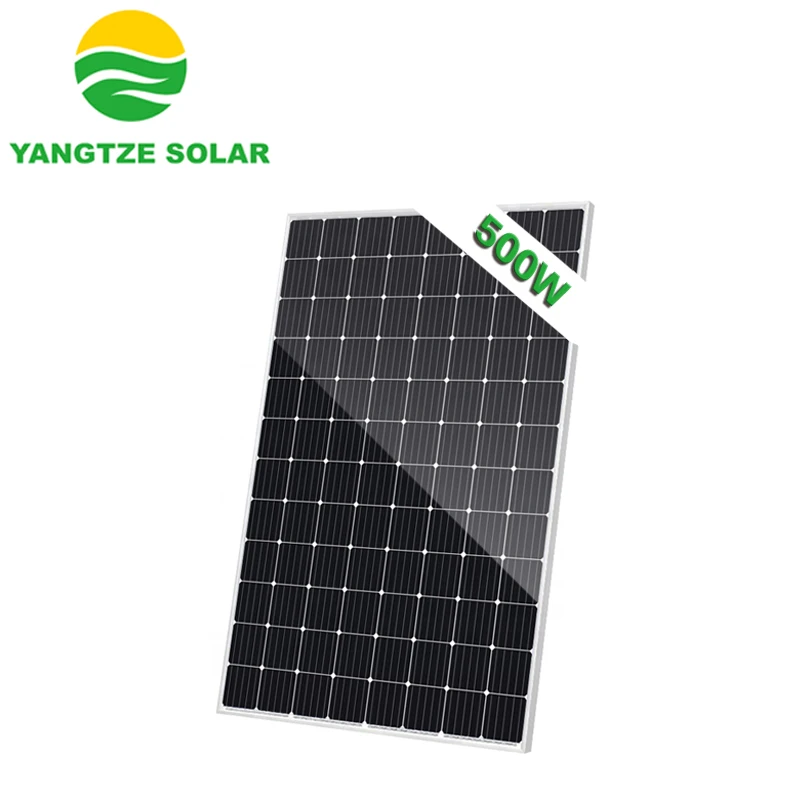 Yangtze solar 2024 TOP 10 alibaba supplier pv panel solar 500w