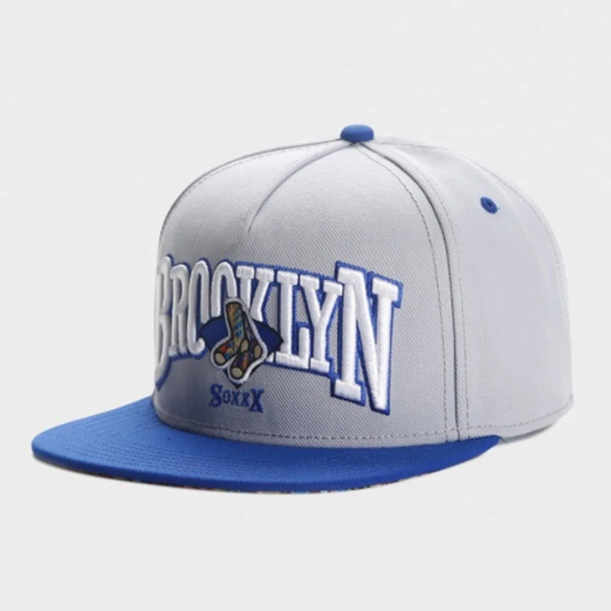 Wholesale Custom Printed 6-Panel Mesh Baseball Caps High Quality Adult Embroidered Snapback Caps with Curved Brim Rubber Logo