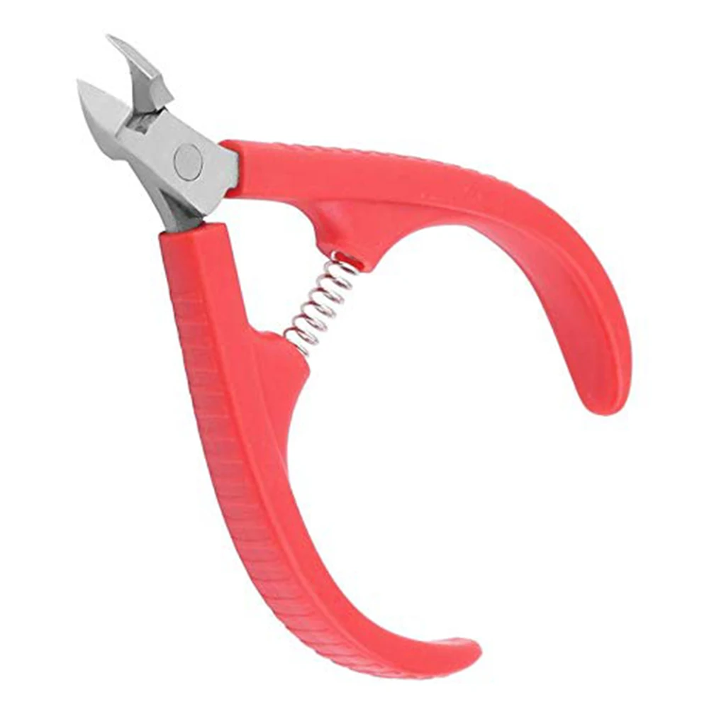 Plastic Handle Nail Nippers For Ingrown Toe Nail Cuticle Nippers For Beauty Beauty Care Manicure Nippers